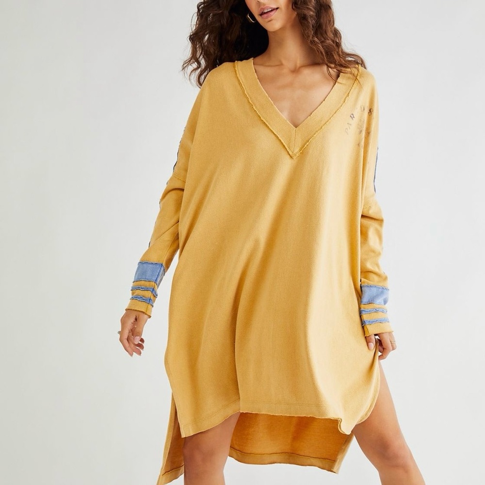 Free People - We the Free Surfs Up oversized Tee